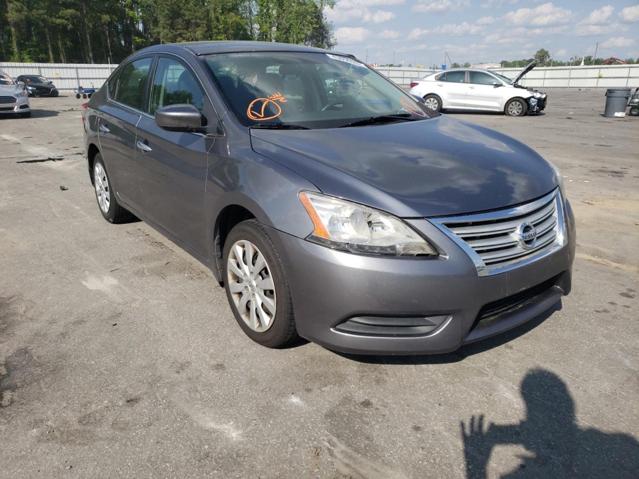 Photo 1 from auction – 2015 NISSAN SENTRA S with VIN 3N1AB7AP0FY360731