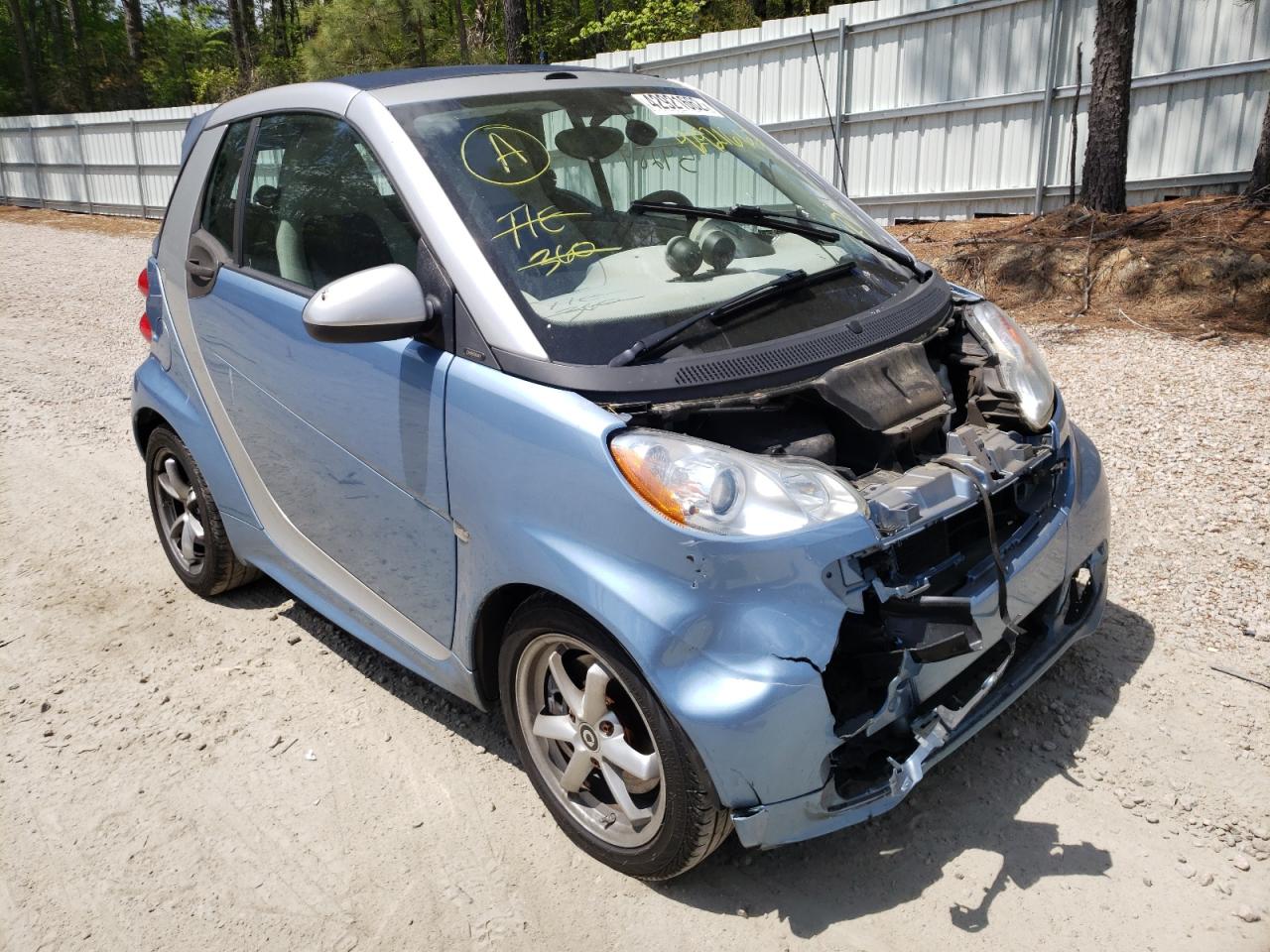 SMART FORTWO PAS 2013 مع رقم تعريف المركبة WMEEK3BA6DK604302 - صورة من المزاد