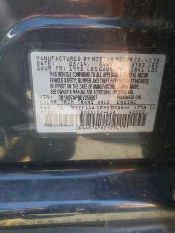 Photo 10 from auction – 2014 NISSAN SENTRA S with VIN 3N1AB7AP8EY256597