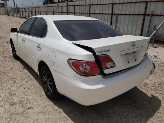 Photo 3 from auction – 2004 LEXUS ES 330 with VIN JTHBA30GX40016294