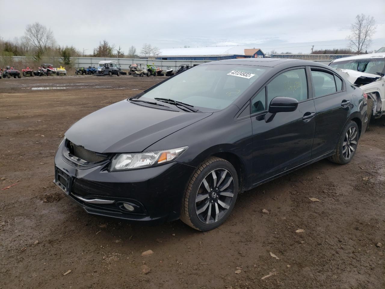 Photo 2 from auction – 2014 HONDA CIVIC EXL with VIN 2HGFB2F91EH540774