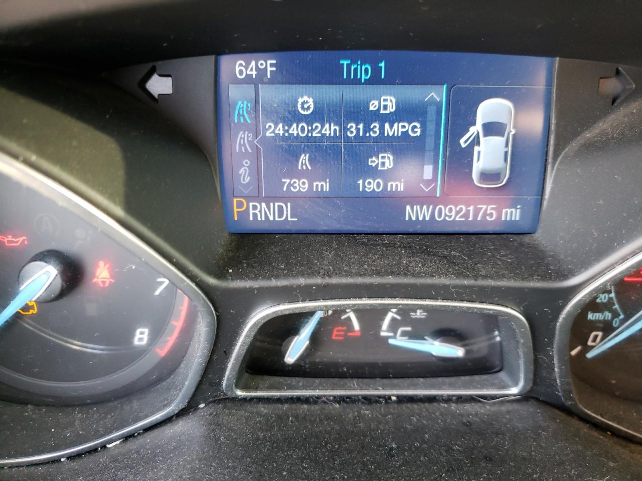 Photo 8 from auction – 2014 FORD FOCUS SE with VIN 1FADP3F2XEL339562