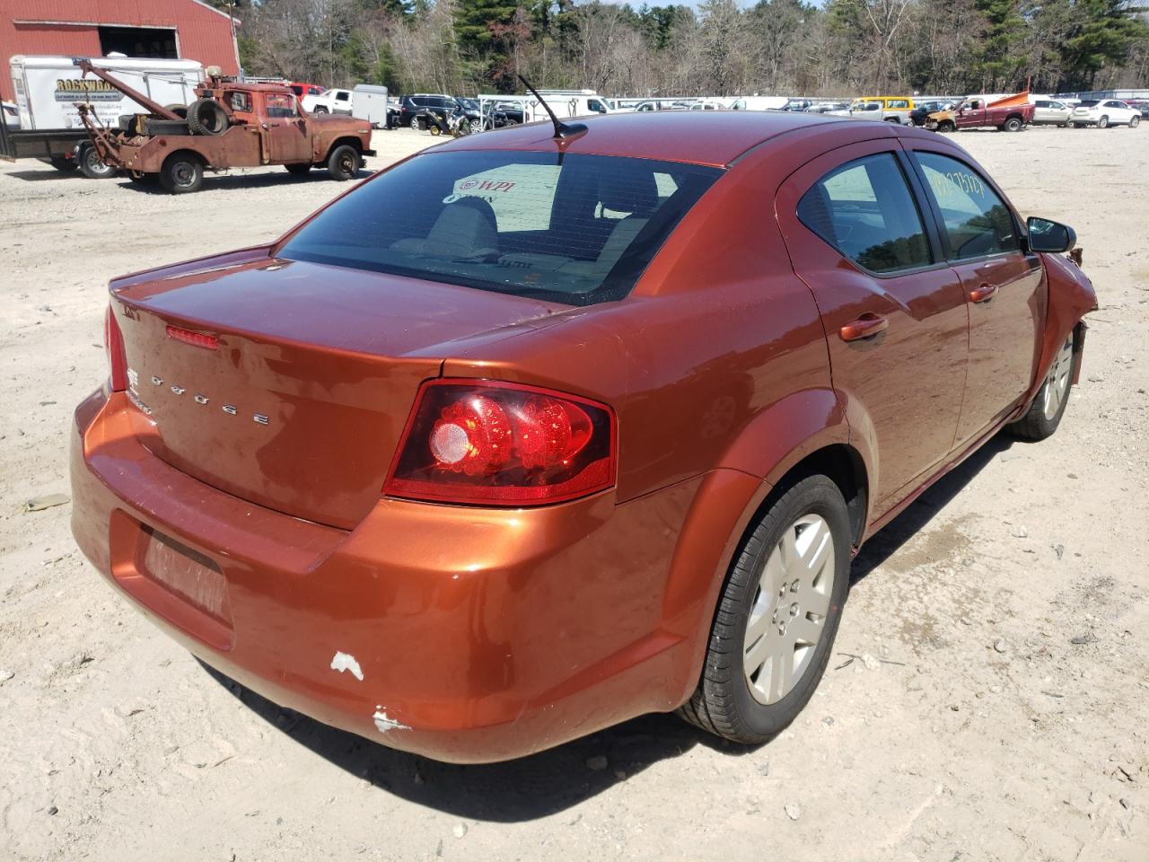 Photo 4 from auction – 2012 DODGE AVENGER SE with VIN 1C3CDZAB4CN276781