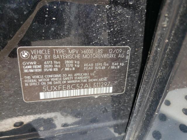 Photo 10 from auction – 2010 BMW X5 XDRIVE4 with VIN 5UXFE8C52AL311297