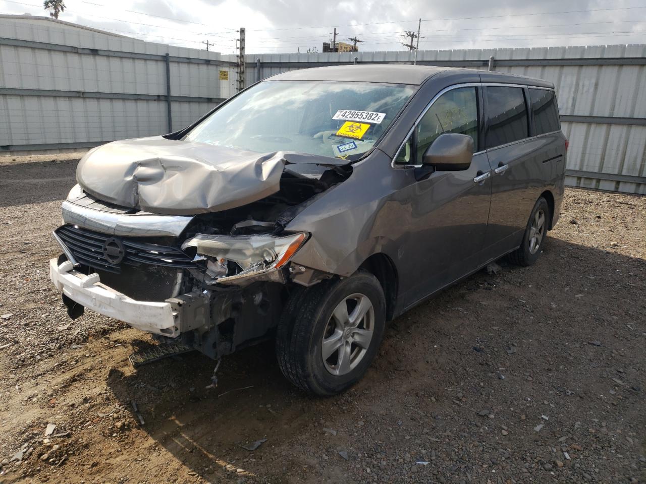 Photo 2 from auction – 2015 NISSAN QUEST S with VIN JN8AE2KP5F9127993