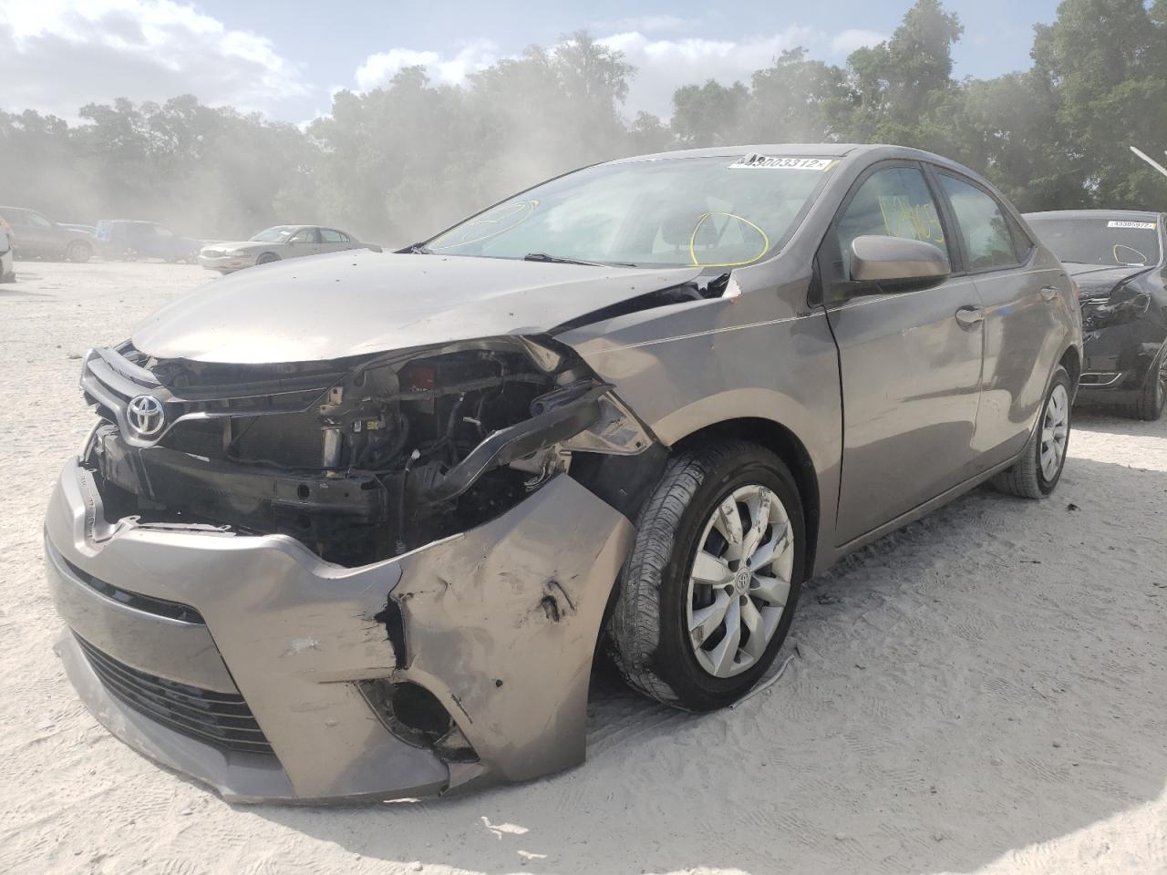 Photo 2 from auction – 2015 TOYOTA COROLLA L with VIN 2T1BURHE3FC387949