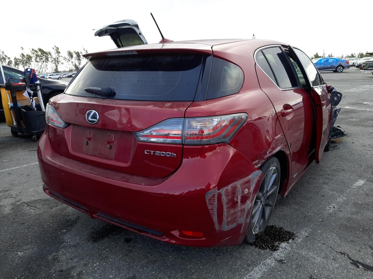 Photo 4 from auction – 2012 LEXUS CT 200 with VIN JTHKD5BH1C2050569