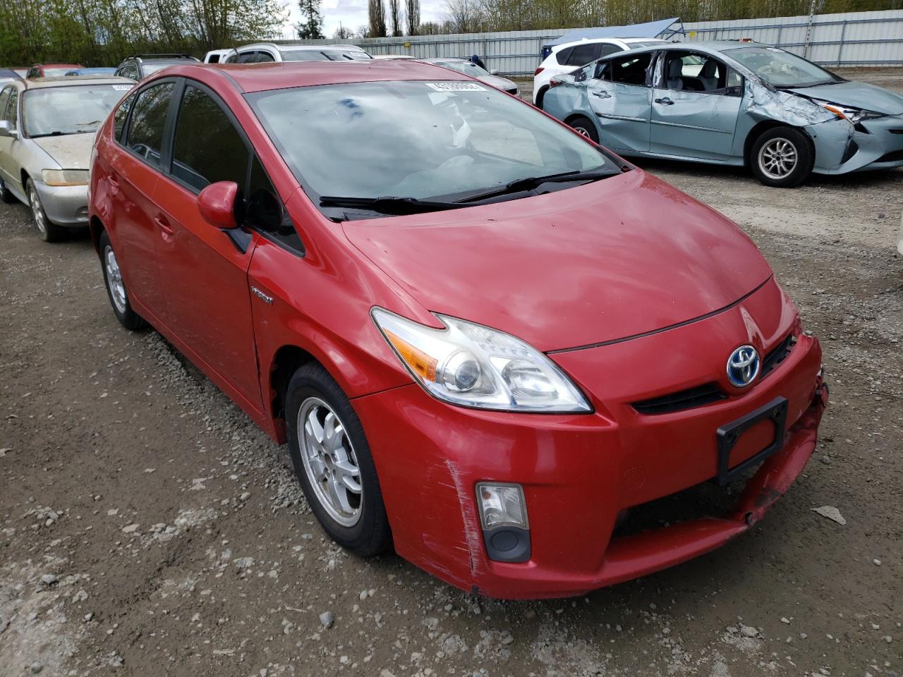TOYOTA PRIUS 2011 with VIN JTDKN3DU4B0281053 - Photo from auction