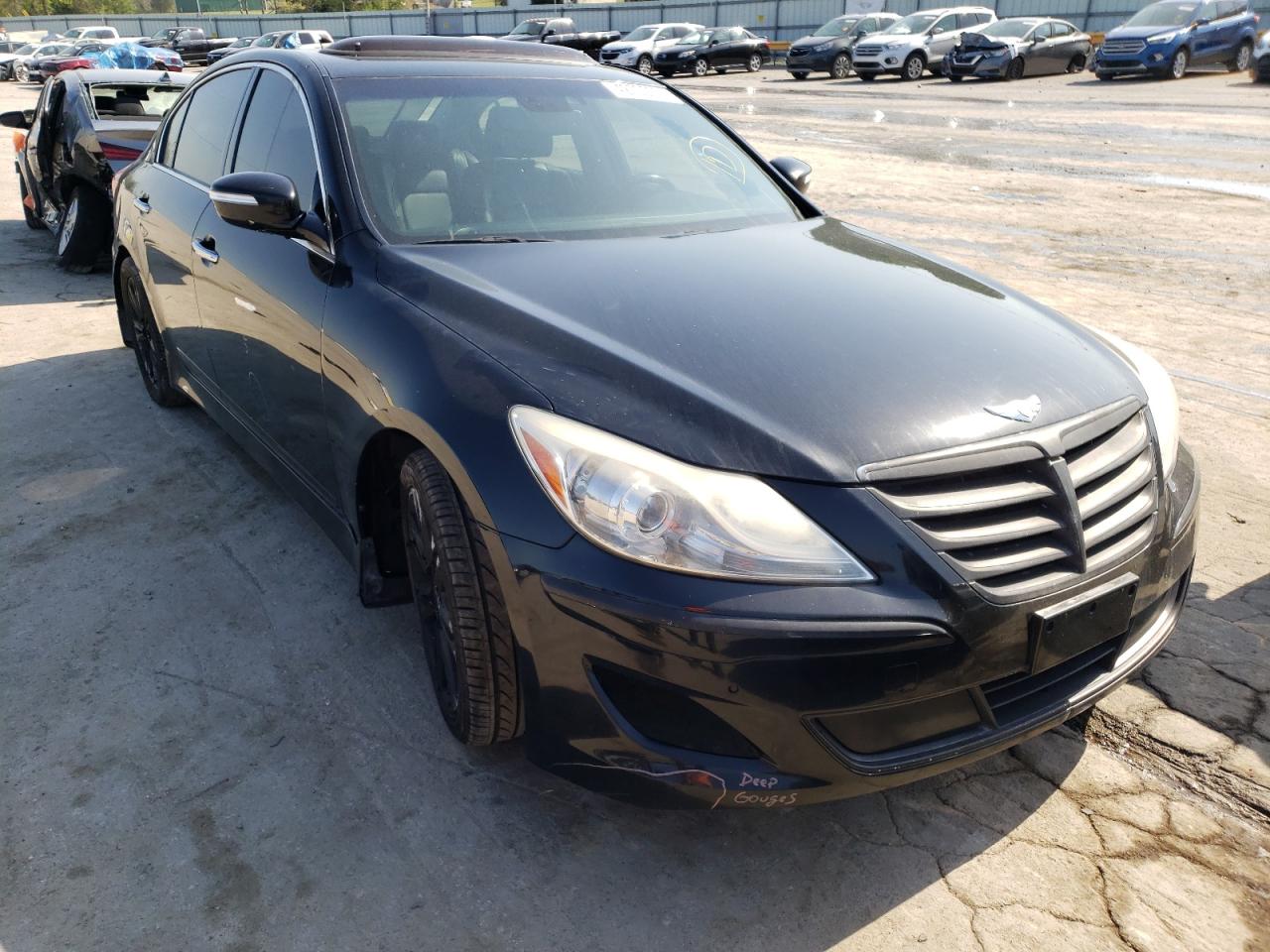 HYUNDAI GENESIS 3. 2013 with VIN KMHGC4DD3DU249204 - Photo from auction