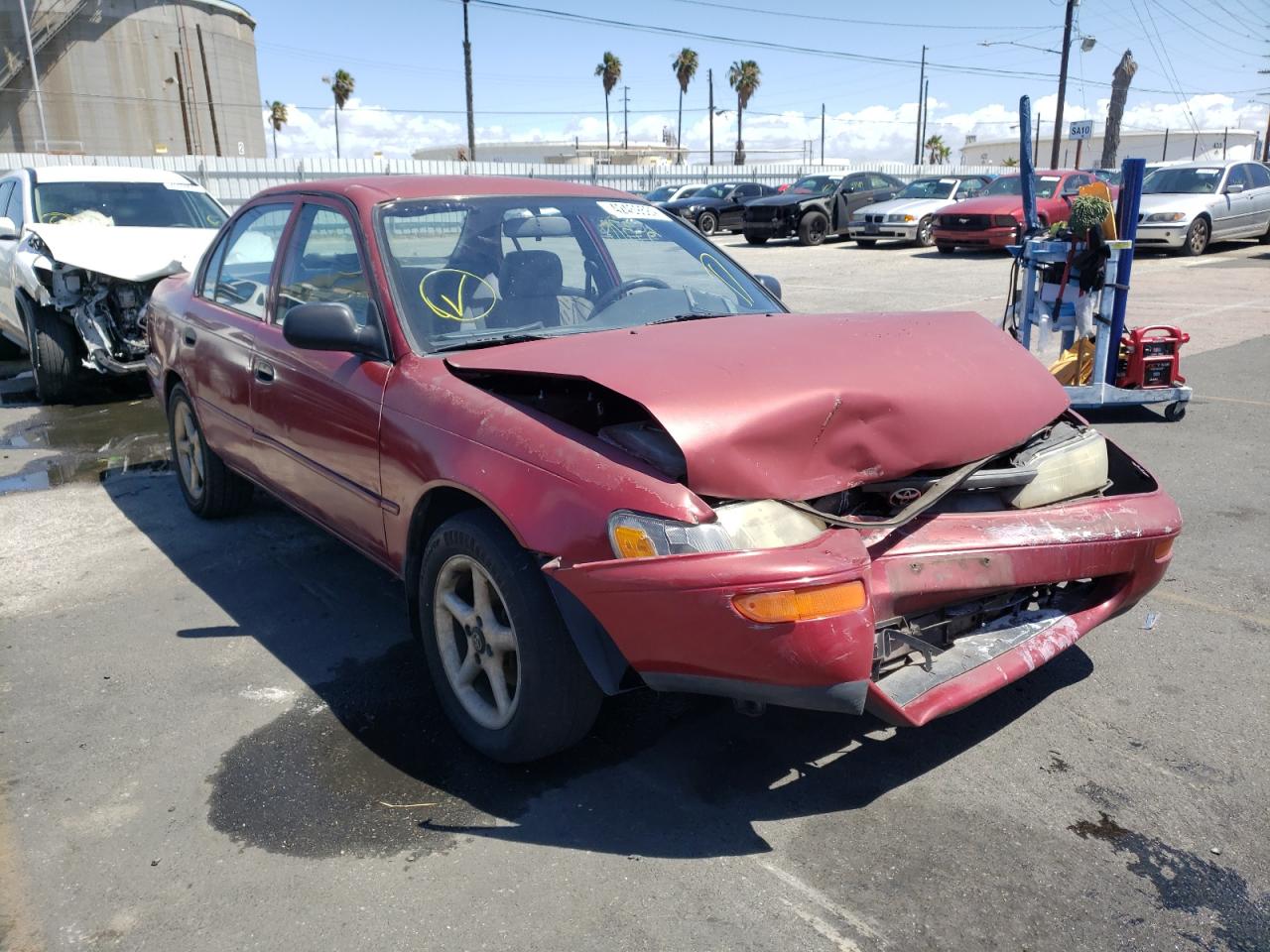 TOYOTA COROLLA 1995 with VIN JT2AE04B7S0091491 - Photo from auction