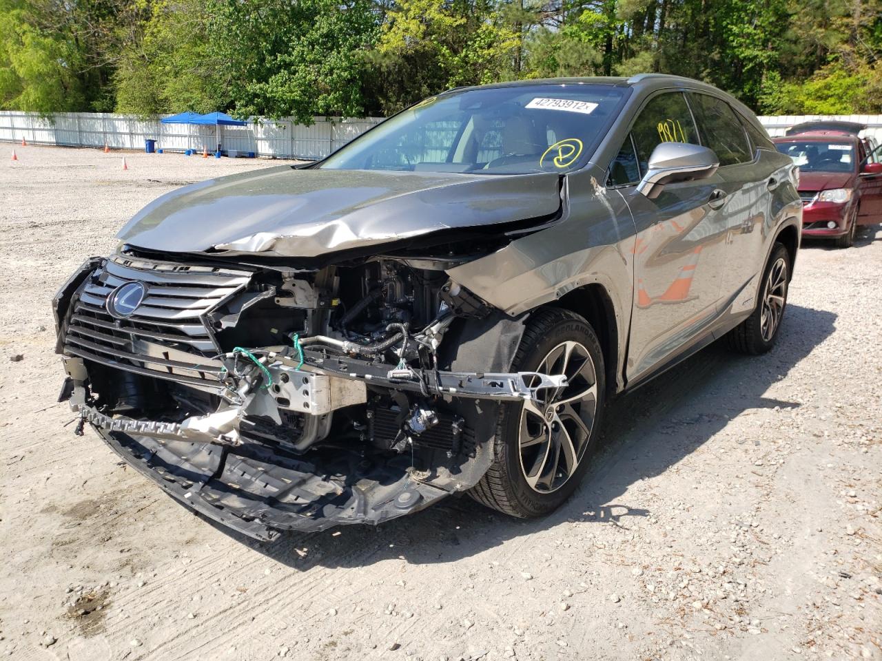Photo 2 from auction – 2019 LEXUS RX 450H BA with VIN 2T2BGMCA8KC041514