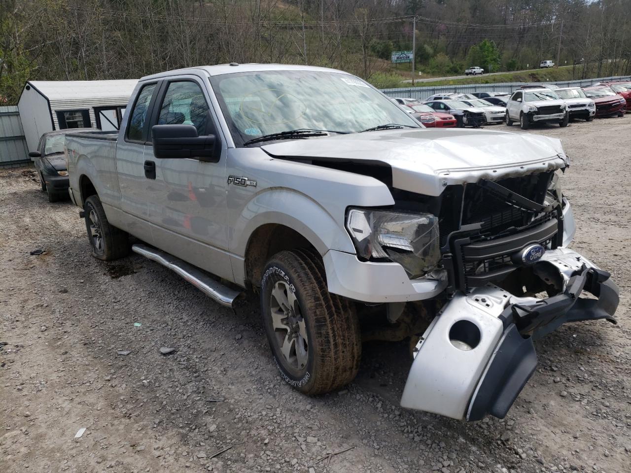 FORD F-150 2013 with VIN 1FTFX1EF7DFD95614 - Photo from auction