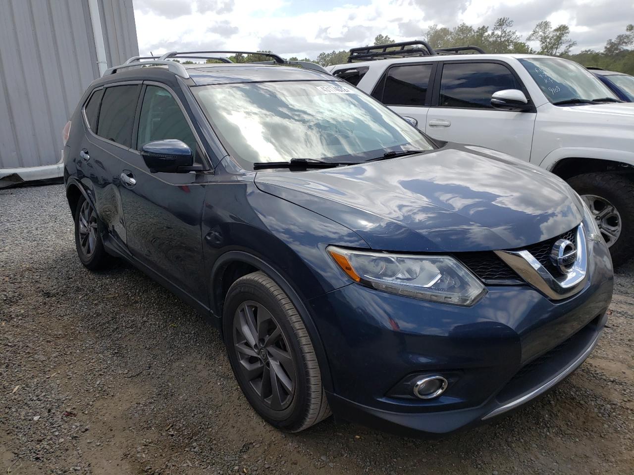 NISSAN ROGUE S 2016 with VIN 5N1AT2MT2GC845982 - Photo from auction