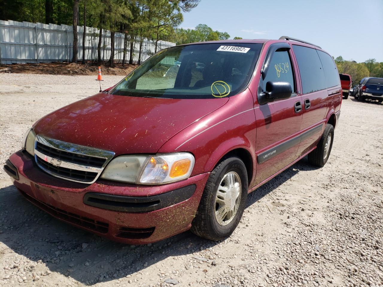 Photo 2 from auction – 2004 CHEVROLET VENTURE with VIN 1GNDX03E04D255029