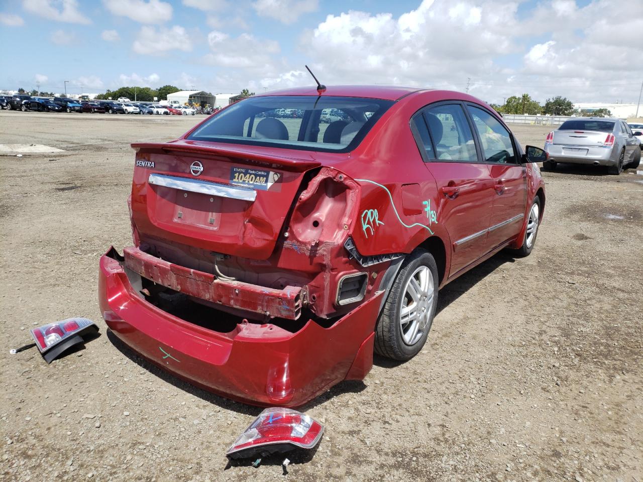 Photo 4 from auction – 2012 NISSAN SENTRA 2.0 with VIN 3N1AB6AP9CL776781