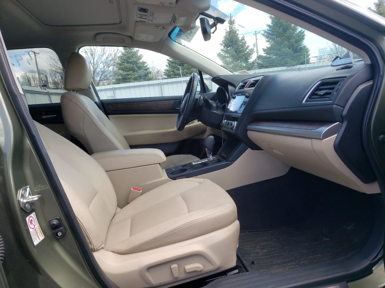 Photo 5 from auction – 2016 SUBARU OUTBACK 3. with VIN 4S4BSENC1G3302355