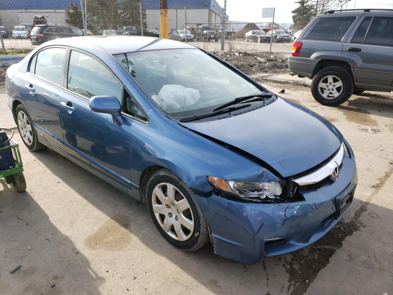 HONDA CIVIC LX 2011 with VIN 19XFA1F59BE046579 - Photo from auction