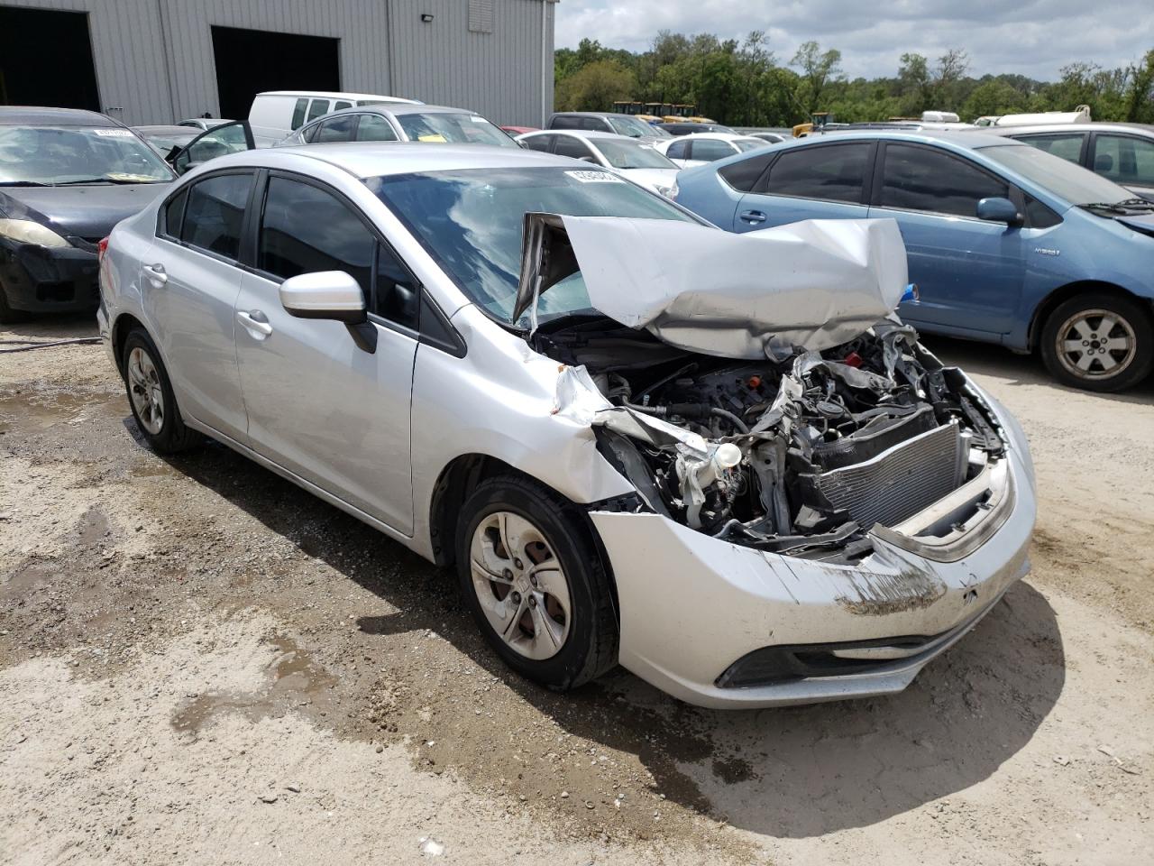 HONDA CIVIC LX 2014 with VIN 19XFB2F53EE052899 - Photo from auction