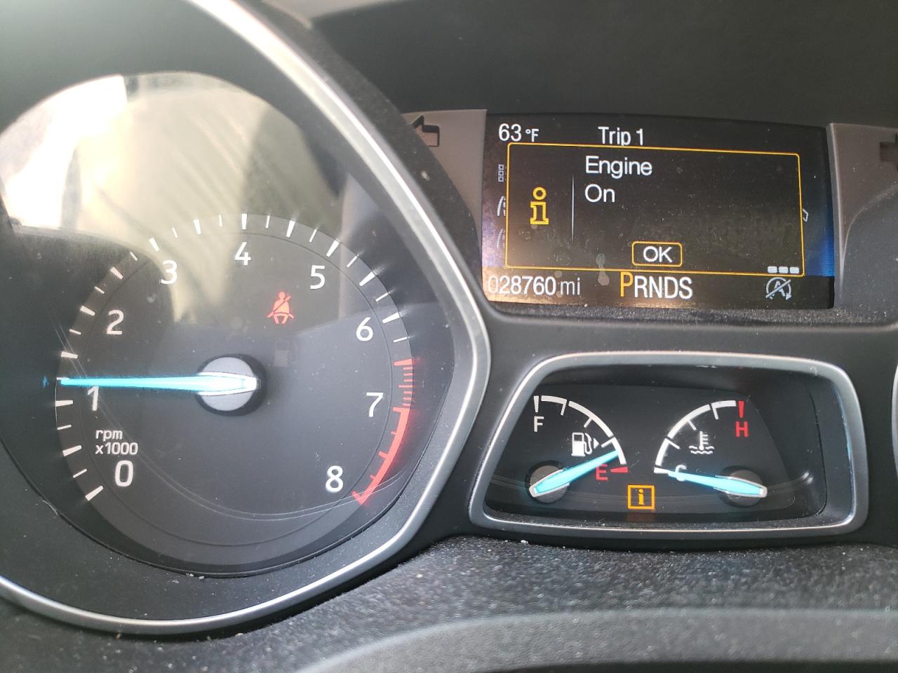 Photo 8 from auction – 2017 FORD ESCAPE SE with VIN 1FMCU0G91HUB69160