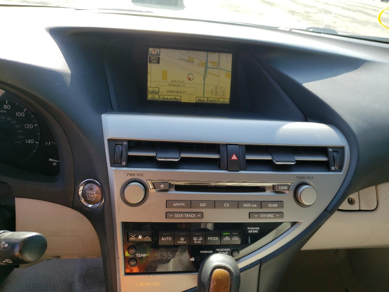Photo 9 from auction – 2011 LEXUS RX 350 with VIN JTJZK1BA2B2003001