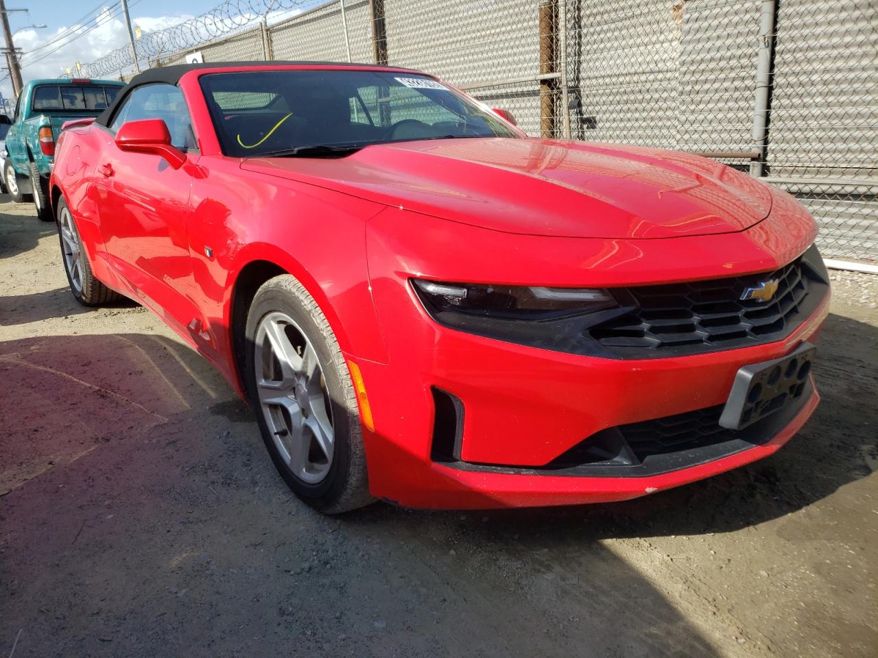 CHEVROLET CAMARO LS 2019 with VIN 1G1FB3DX2K0114705 - Photo from auction