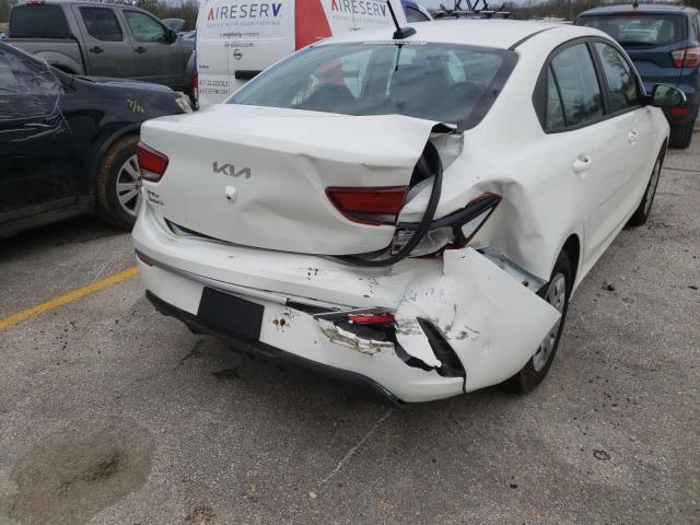Photo 9 from auction – 2022 KIA RIO with VIN 3KPA24AD9NE463910