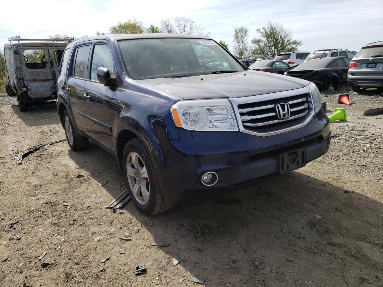 HONDA PILOT EXL 2014 مع رقم تعريف المركبة 5FNYF4H56EB042187 - صورة من المزاد