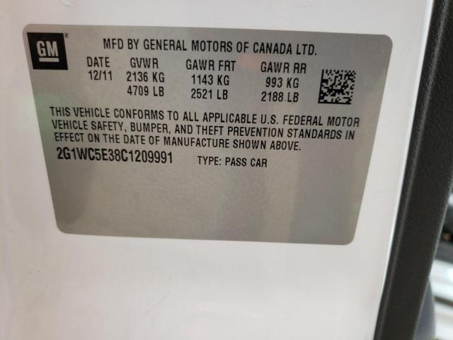 Photo 10 from auction – 2012 CHEVROLET IMPALA LTZ with VIN 2G1WC5E38C1209991