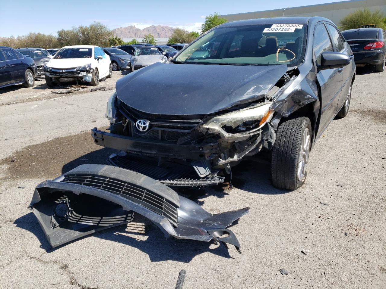 Photo 2 from auction – 2014 TOYOTA COROLLA EC with VIN 5YFBPRHE9EP118201