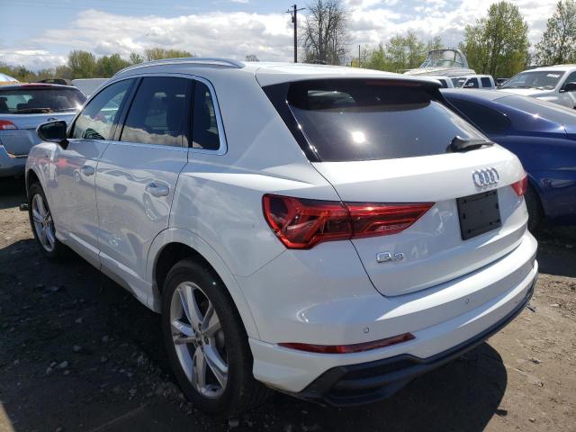 Photo 3 from auction – 2020 AUDI Q3 PREMIUM with VIN WA1DECF32L1056441