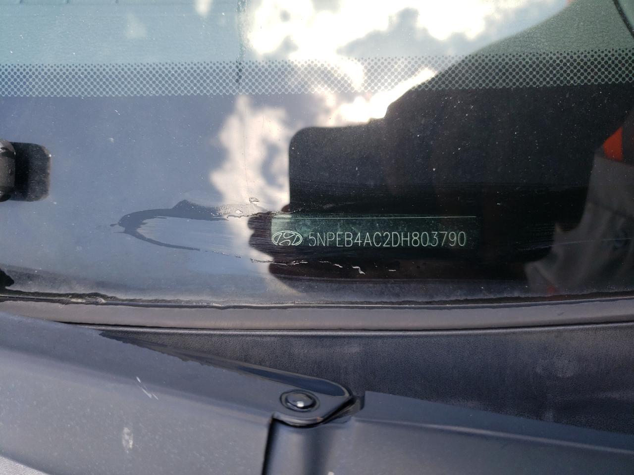 Photo 10 from auction – 2013 HYUNDAI SONATA GLS with VIN 5NPEB4AC2DH803790