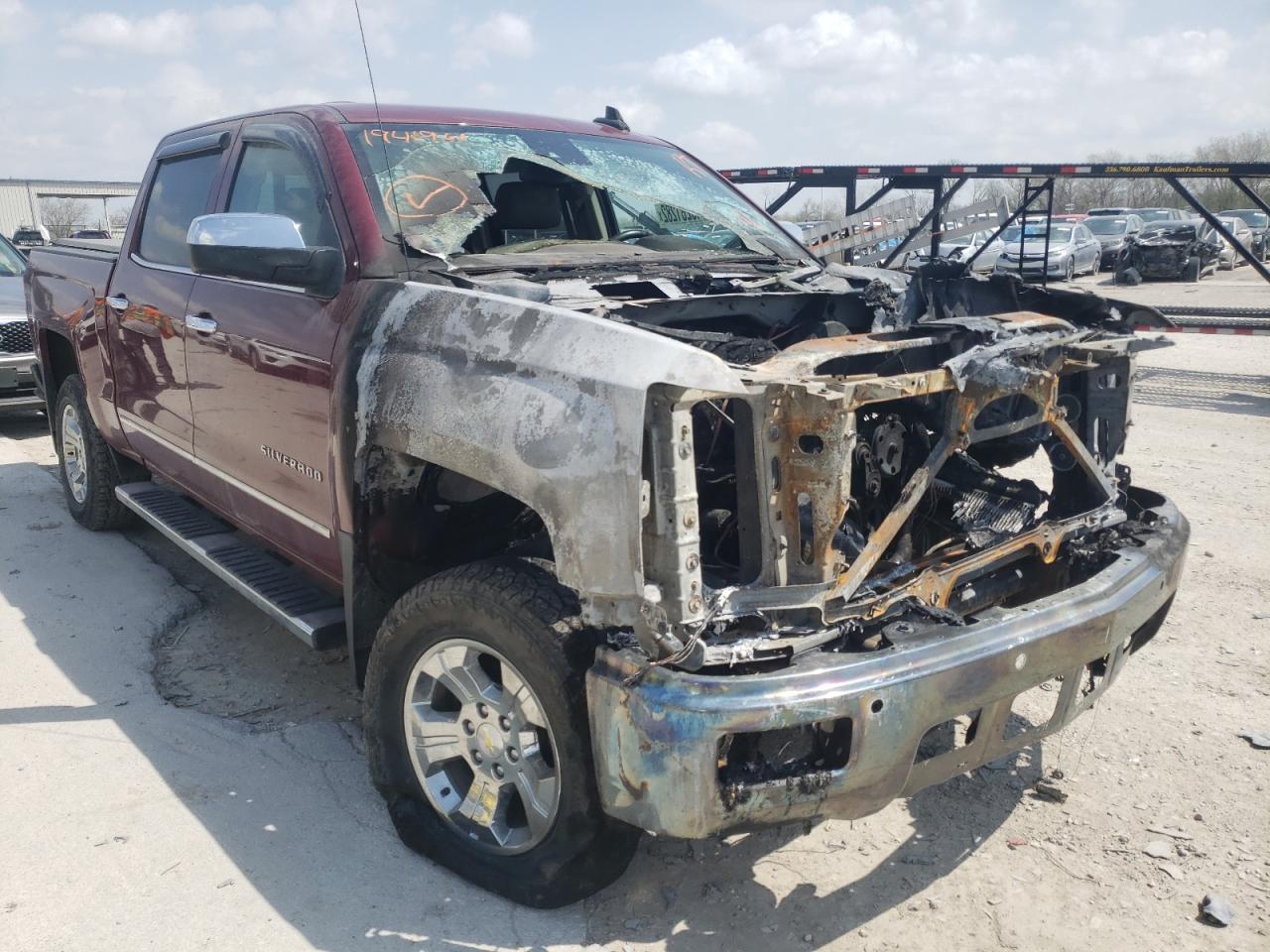 CHEVROLET SILVERADO 2015 with VIN 3GCUKSEC5FG194961 - Photo from auction