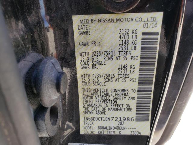 Photo 10 from auction – 2014 NISSAN FRONTIER S with VIN 1N6BD0CT1EN721986