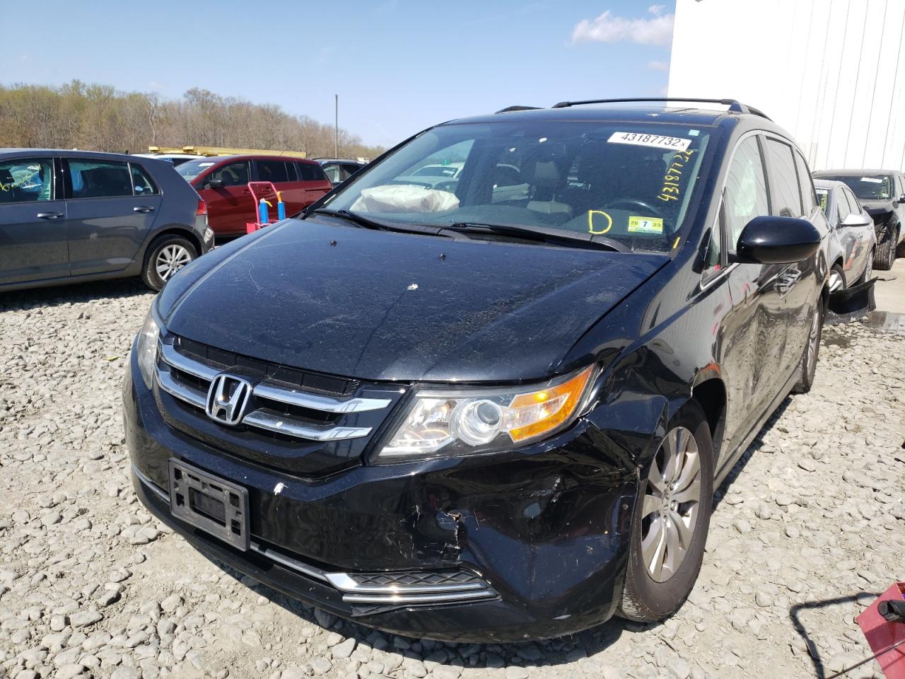 Photo 2 from auction – 2014 HONDA ODYSSEY EX with VIN 5FNRL5H63EB066121
