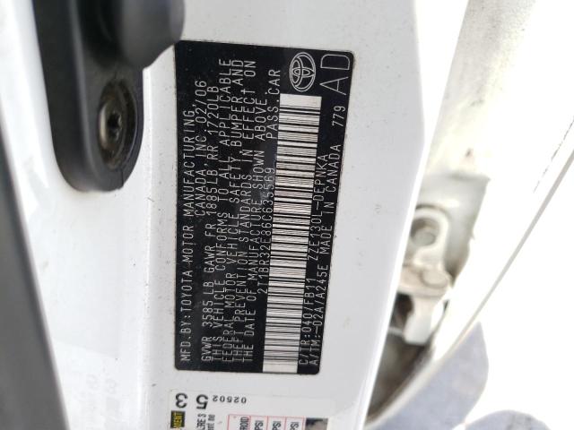 Photo 10 from auction – 2006 TOYOTA COROLLA with VIN 2T1BR32E86C635569
