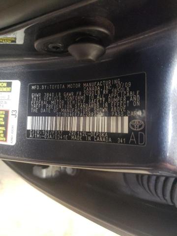Photo 10 from auction – 2010 TOYOTA COROLLA BA with VIN 2T1BU4EE7AC288230