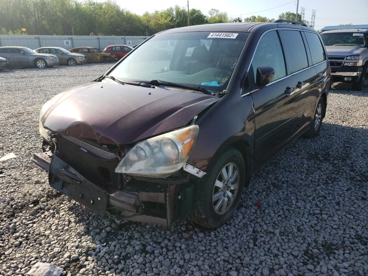 Photo 2 from auction – 2008 HONDA ODYSSEY EX with VIN 5FNRL38648B402173
