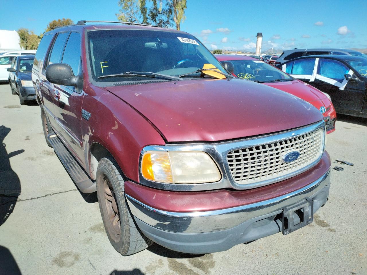 FORD EXPEDITION 2001 with VIN 1FMRU15L11LA61907 - Photo from auction