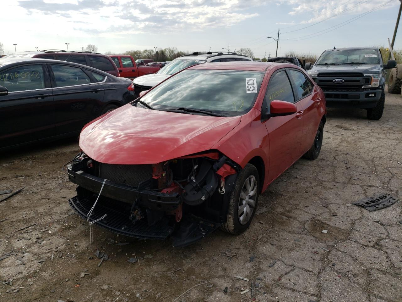 Photo 2 from auction – 2014 TOYOTA COROLLA L with VIN 5YFBURHEXEP096704