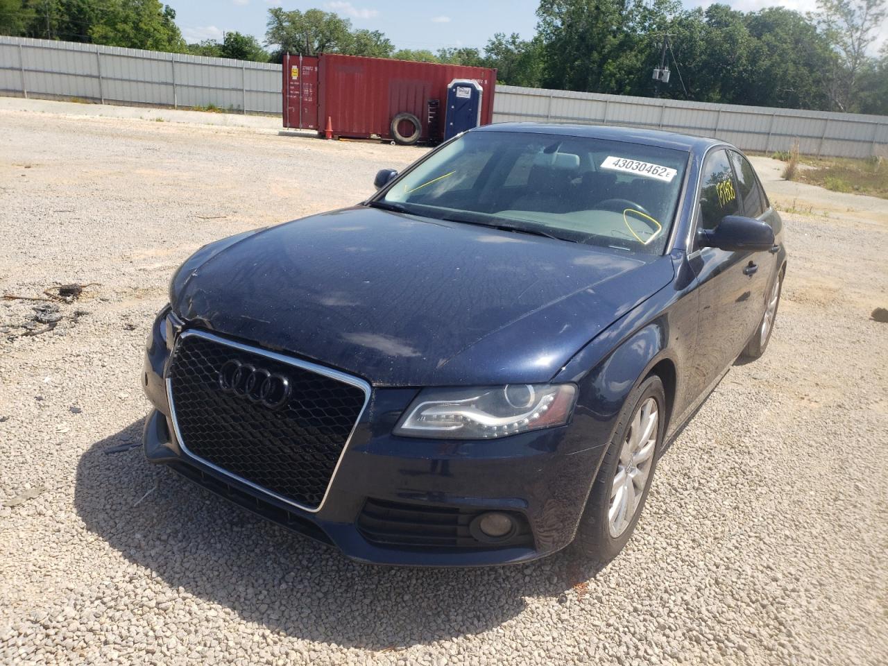 Photo 2 from auction – 2010 AUDI A4 PREMIUM with VIN WAUHFAFL8AN032690