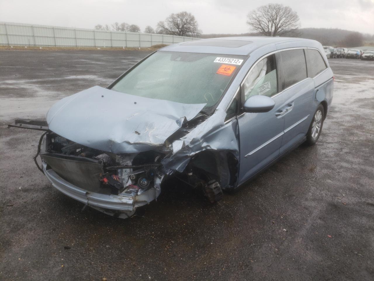 Photo 2 from auction – 2014 HONDA ODYSSEY EX with VIN 5FNRL5H63EB054275