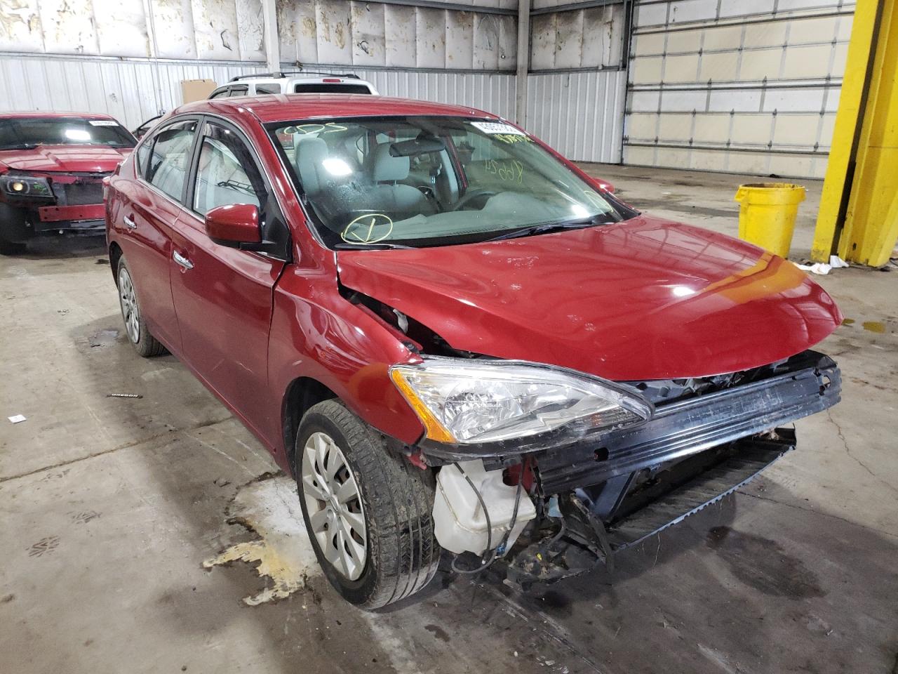 Photo 1 from auction – 2014 NISSAN SENTRA S with VIN 3N1AB7AP9EL623553