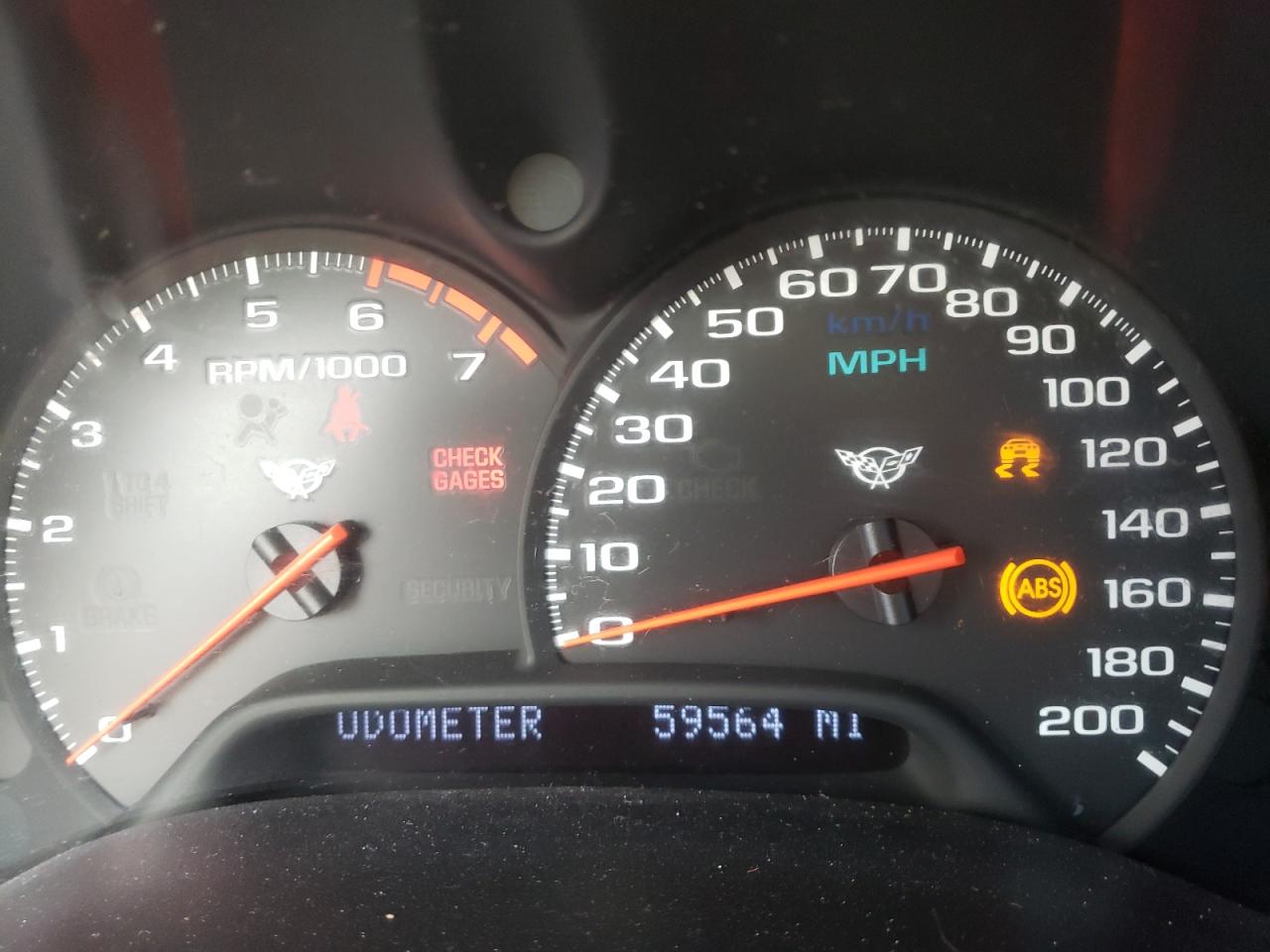 Photo 8 from auction – 2002 CHEVROLET CORVETTE with VIN 1G1YY22G225116395