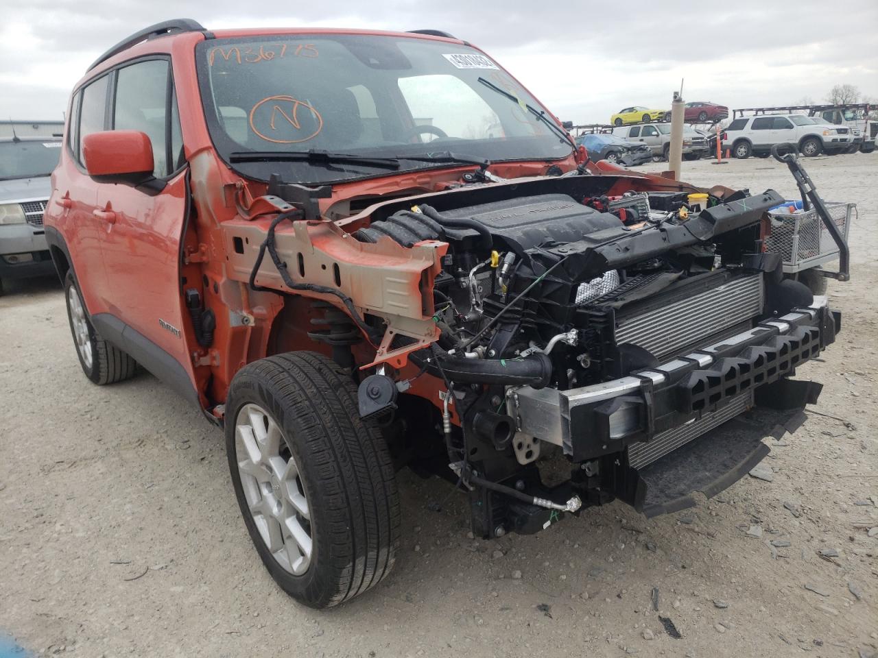 JEEP RENEGADE L 2021 with VIN ZACNJDBB4MPM36775 - Photo from auction