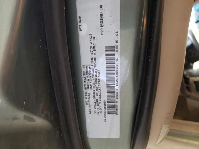 Photo 10 from auction – 2004 SUBARU LEGACY OUT with VIN 4S3BH675847644574