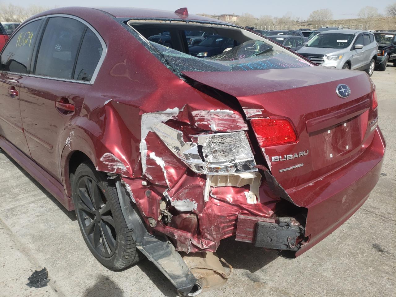 Photo 9 from auction – 2013 SUBARU LEGACY 2.5 with VIN 4S3BMCK68D3012742
