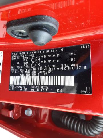 Photo 10 from auction – 2022 TOYOTA COROLLA CR with VIN 7MUDAABG9NV008042