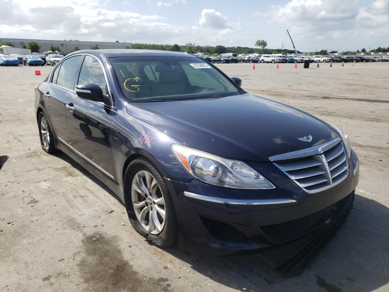 Photo 1 from auction – 2012 HYUNDAI GENESIS 3. with VIN KMHGC4DD8CU198958