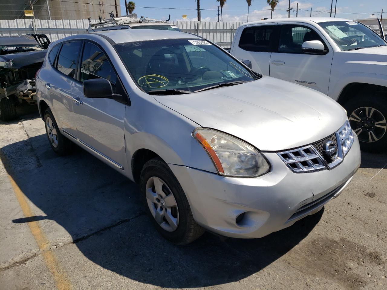 NISSAN ROGUE S 2013 with VIN JN8AS5MT8DW542454 - Photo from auction