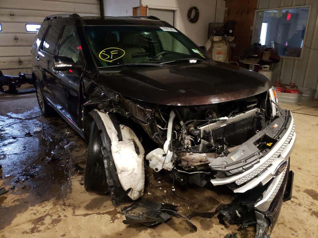 FORD EXPLORER X 2014 with VIN 1FM5K8D89EGB16354 - Photo from auction